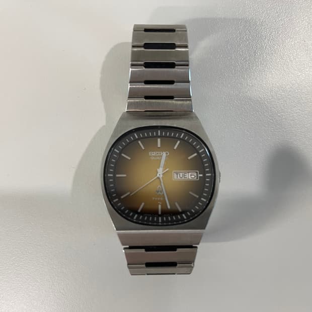 세이코 70s 타입 2 모카 7123-503B 쿼츠 시계 Type 2