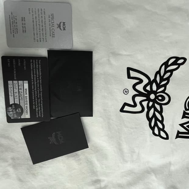 MCM 백팩 화이트