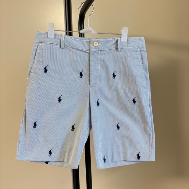 POLO Logo stripe shorts