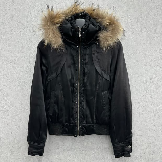 100 y2k 여자 비즈 퍼 점퍼