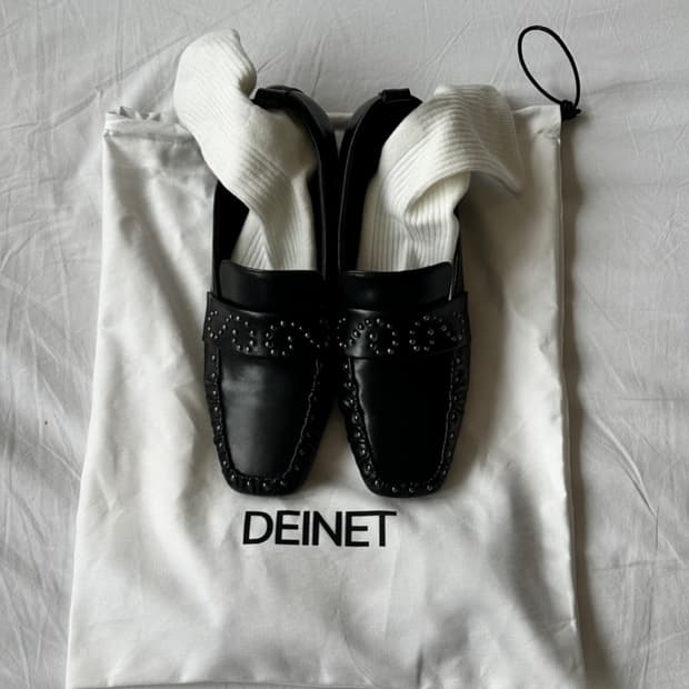 다이닛 starry stud 로퍼 블랙 250
