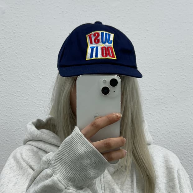 나이키 저스트두잇 자수 네이비 스냅백