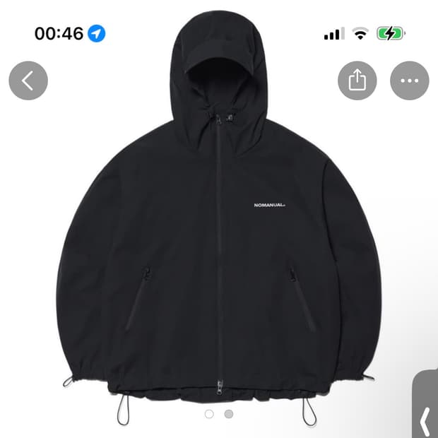 구매 / 노메뉴얼 바람막이