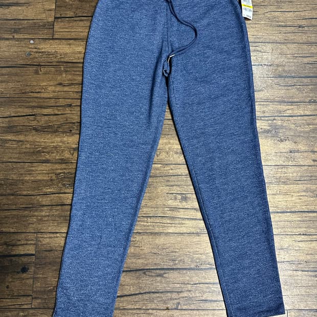 Style & Co. Sport 여성 헤더 블루 조거팬츠 PM 28-30