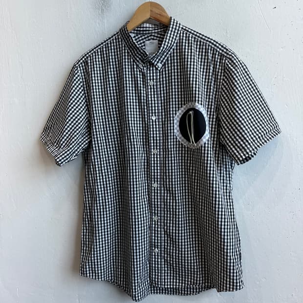 2010ss 비즈빔 JUNEAU WELD 체크 반팔 셔츠 XL