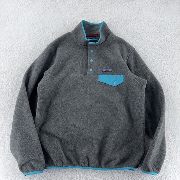 15FW 파타고니아 신칠라 스냅-T 그레이/블루