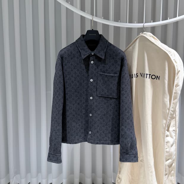 (S+ / 48) / 루이비통 모노그램 더블페이스 오버셔츠 자켓/26년형