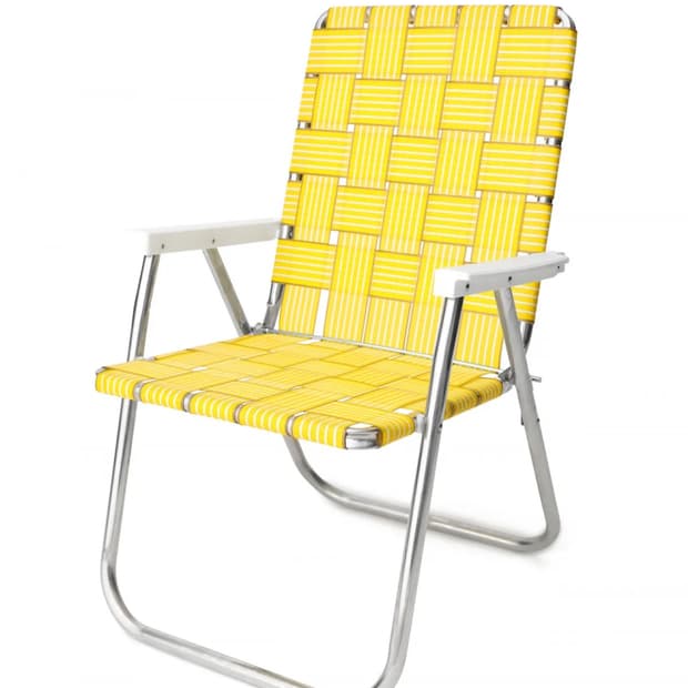 론체어 X 디스이즈네버댓 콜라보 캠핑체어 옐로우