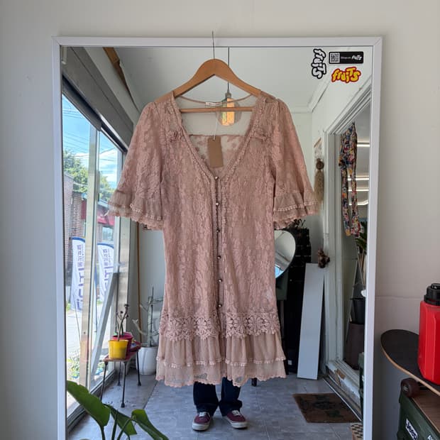 axes femme 엑시즈팜 빈티지 레이스 가디건 M