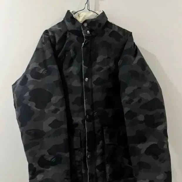 베이프 리버시블 패딩 m