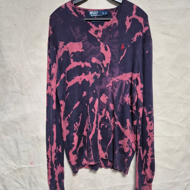 폴로 타이다이 니트