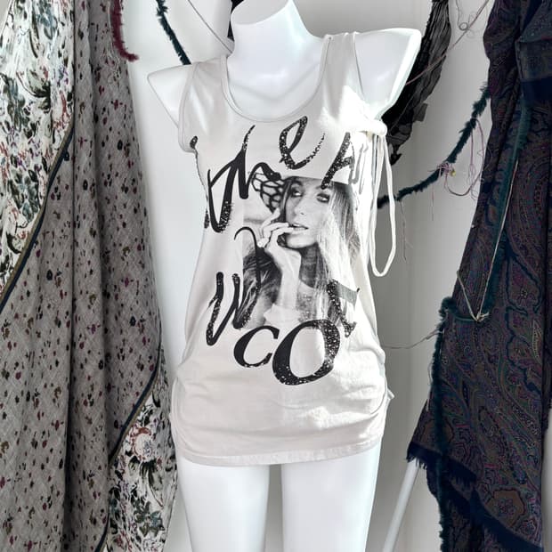 Y2k 소프트 뮤즈 드레이프 티