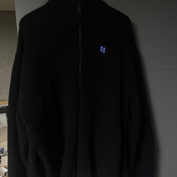 아더에러 니트집업 xl 블랙