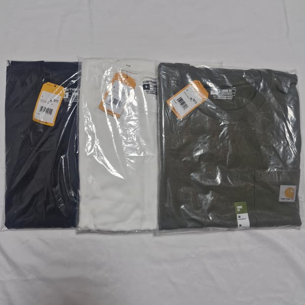 칼하트 루즈핏 헤비웨이트 레귤러 롱슬리브 포켓 긴팔 티셔츠