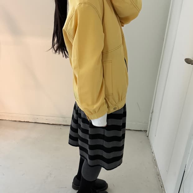 일본빈티지 엘로우 봄버 자켓