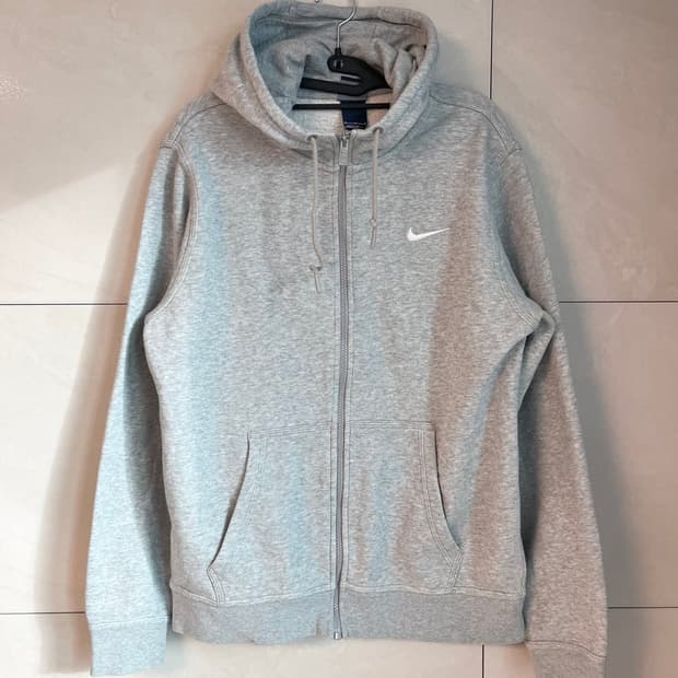 나이키 후드집업 그레이 (M)