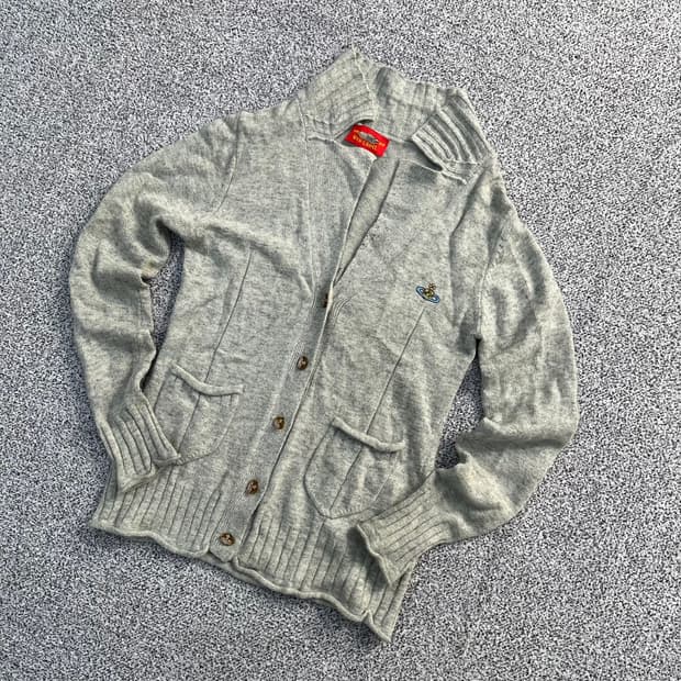 실측확인 빈티지 여성 니트 가디건 0408M