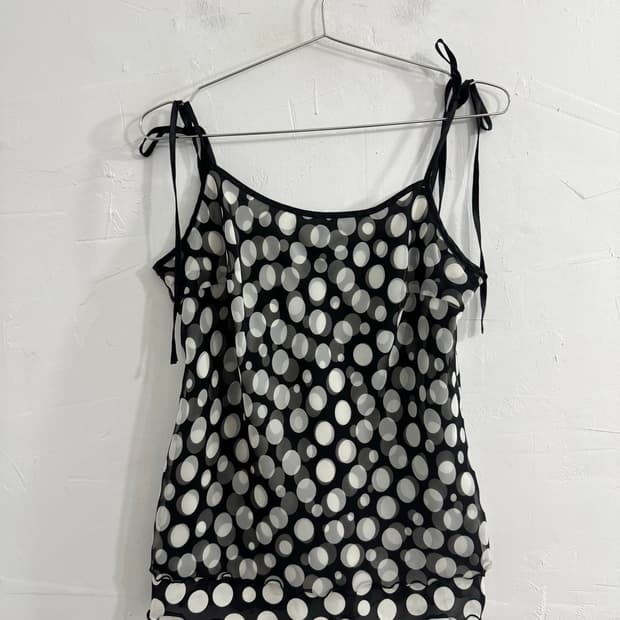 Michael Klein dot sleeveless