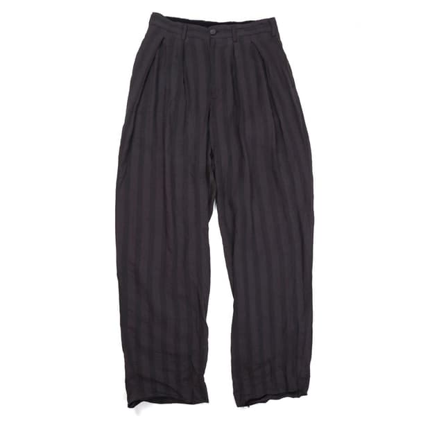 Polyploid Linen Blended Stripe Pants