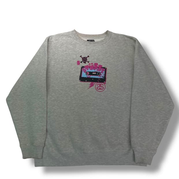 100 스투시 90s 카세트 맨투맨