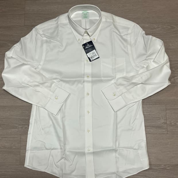 (백화점판, 새상품) 브룩스브라더스 논아이론 화이트 셔츠