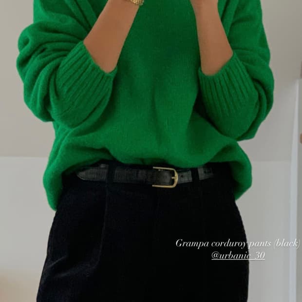 얼바닉30 코듀로이 팬츠 (블랙)