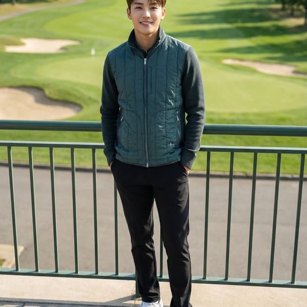 루이까스텔 하이브리드 니트 패딩_105