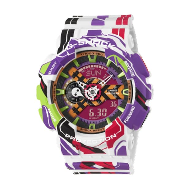 카시오 지샥 x 에반게리온 GA-110EVA