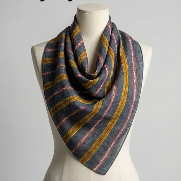 미사용 신제품) 이세이 미야케 스카프