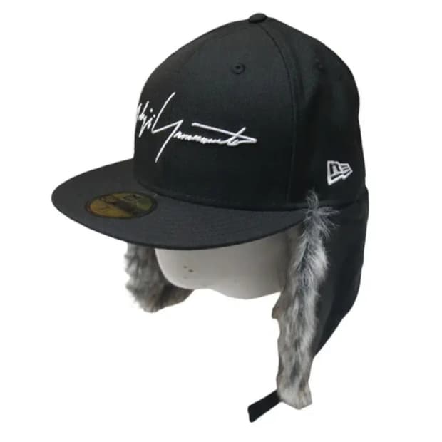 요지야마모토 퍼 이어플랩 캡