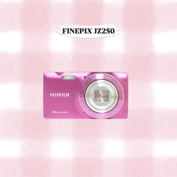 후지필름 파인픽스 JZ250 핑크 빈티지디카