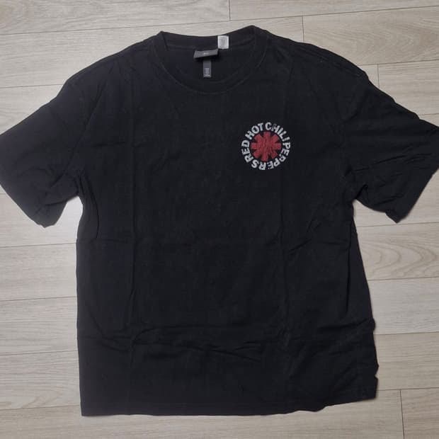 H&M 레드 핫 칠리 페퍼스 RHCP 반팔 S(루즈핏)