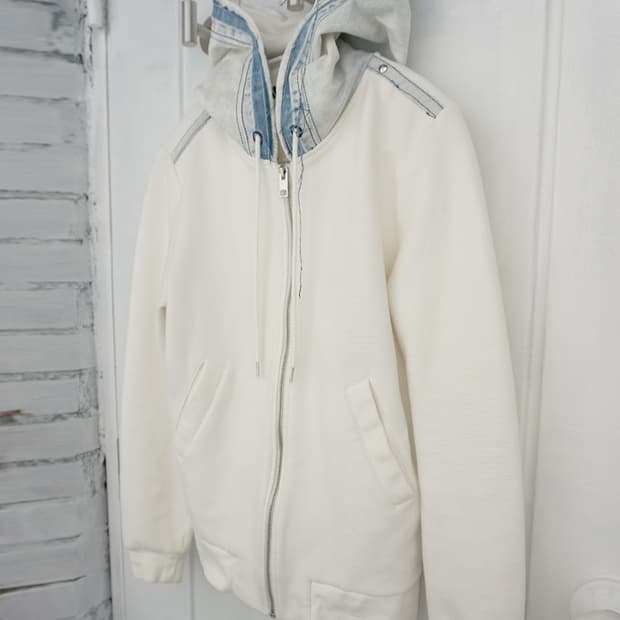 Diesel 데님 후드집업