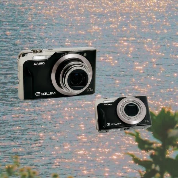 메이크업모드!) 카시오 엑슬림 h10 Exilim 빈티지 디카