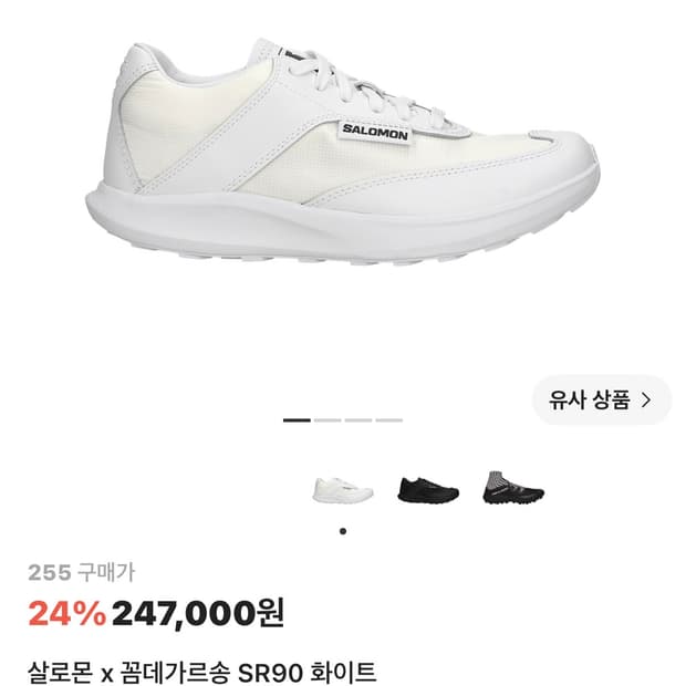 살로몬x꼼데가르송 255