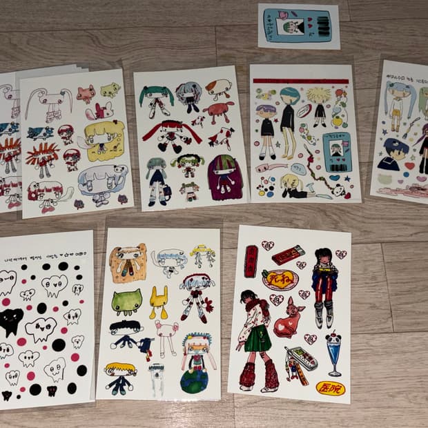 나락(@NARAK)작가 스티커 판매