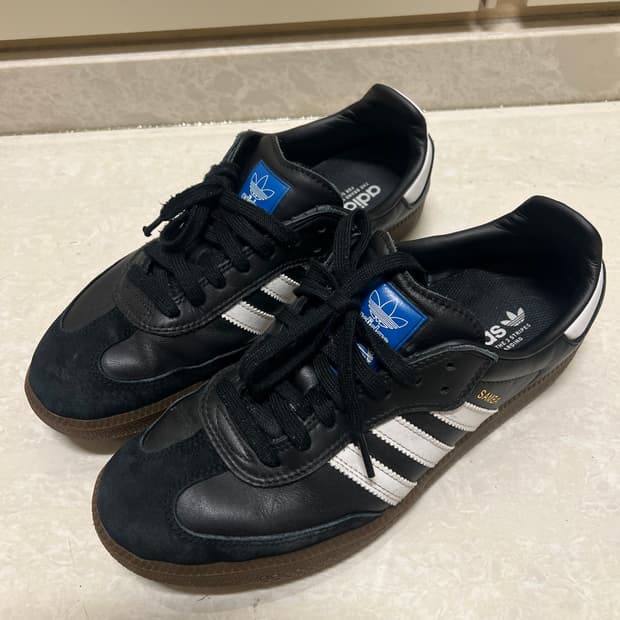 아디다스 삼바 OG 블랙화이트 275