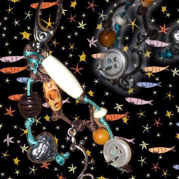 Ethnic mood mini keyring