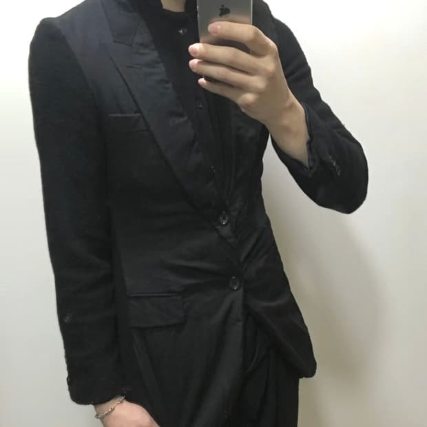 꼼데가르송 옴므 플러스 09FW 축융 도킹 자켓