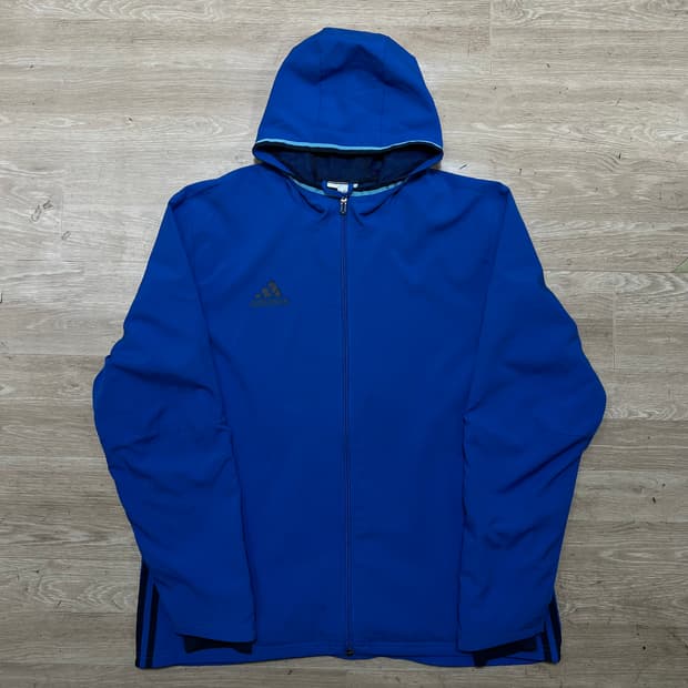 아디다스 클라이마쿨 져지 트랙탑 후드자켓 [블루] XL/105