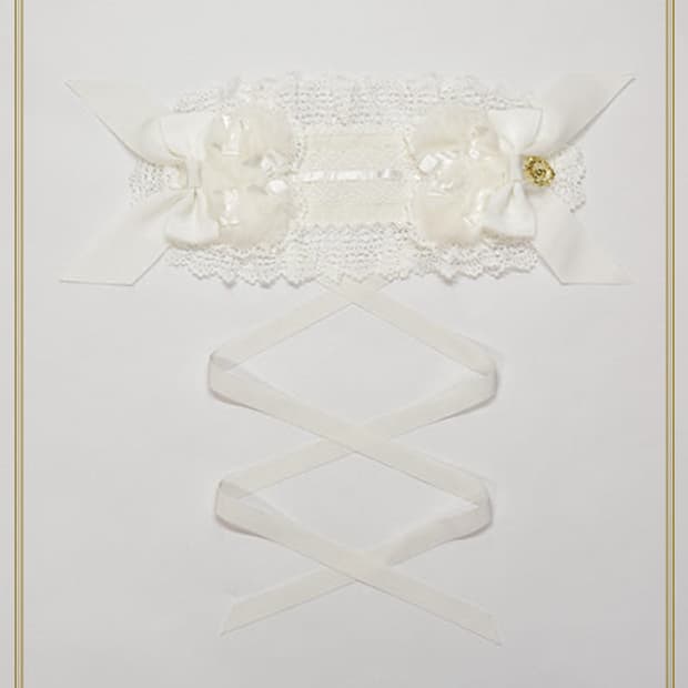 베이비더스타즈샤인브라이트 화이트 퍼 헤도레 로리타