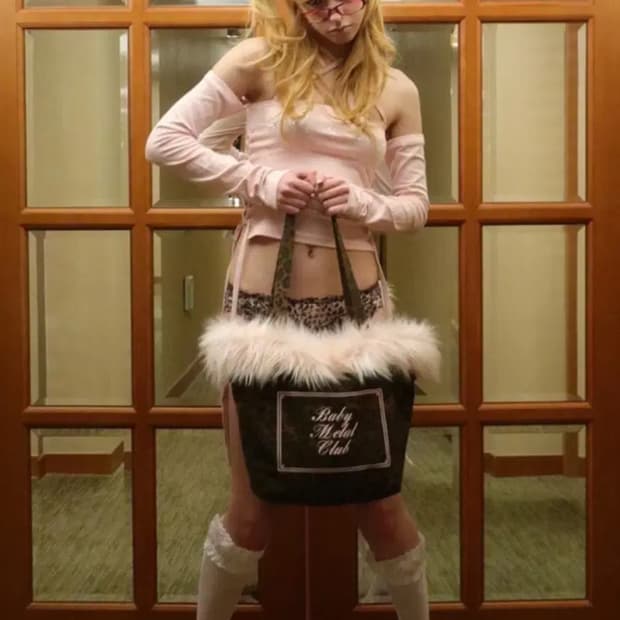 베메클 샤기백 핑크 베이비메탈클럽 가방 갸루백 오네 갸루 히메갸루