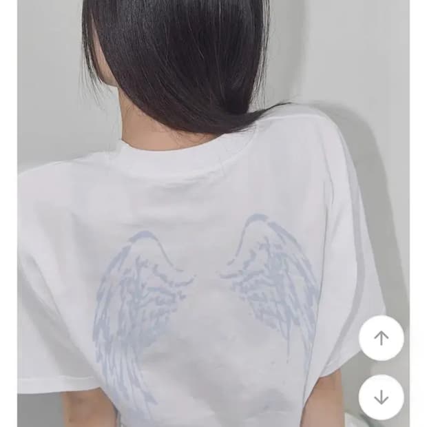 팬시클럽 리버스 오브 헤븐티 반팔 화이트