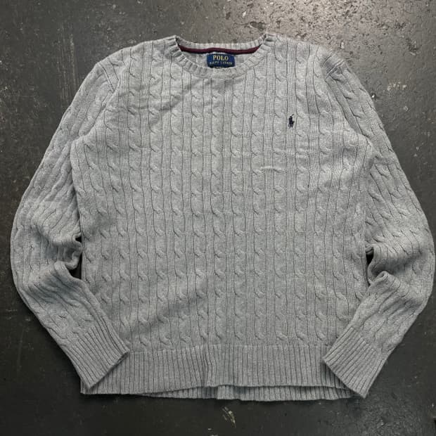 95 폴로 랄프로렌 꽈배기 니트