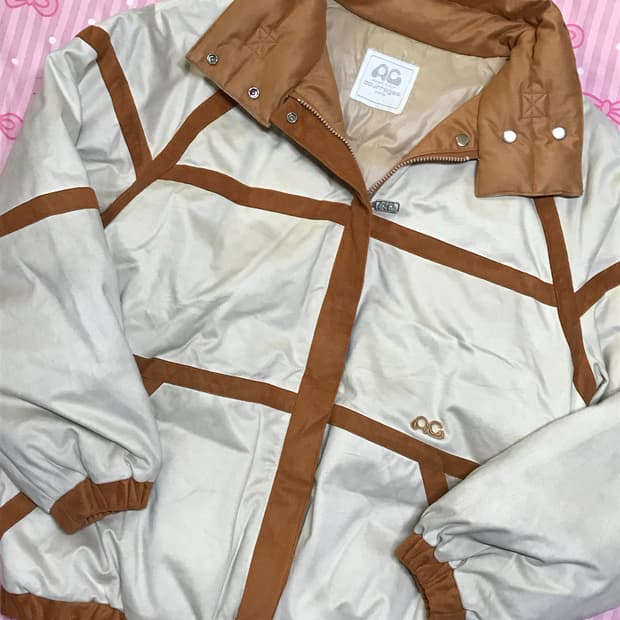 꾸레쥬 2000s 아카이브 봄버 패딩 점퍼 y2k 갸루