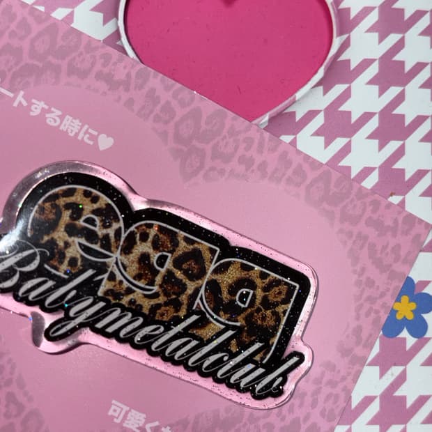 베이비메탈클럽 egg 콜라보 헤어핀