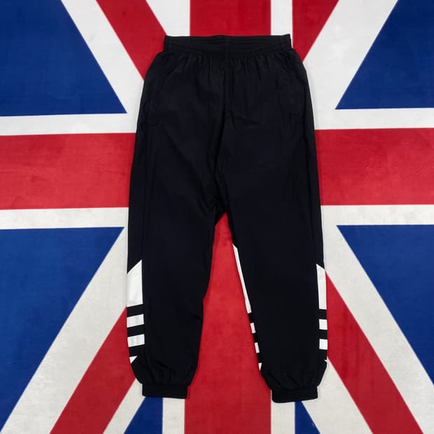 아디다스 나일론 빅트레포일 조거팬츠 L