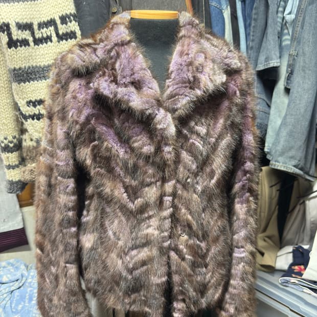 [66] Sally&john 리얼 밍크 코트 자켓