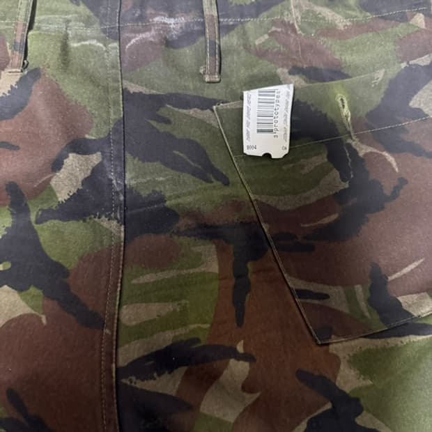 Prototypes newjeans overdyed camo pants