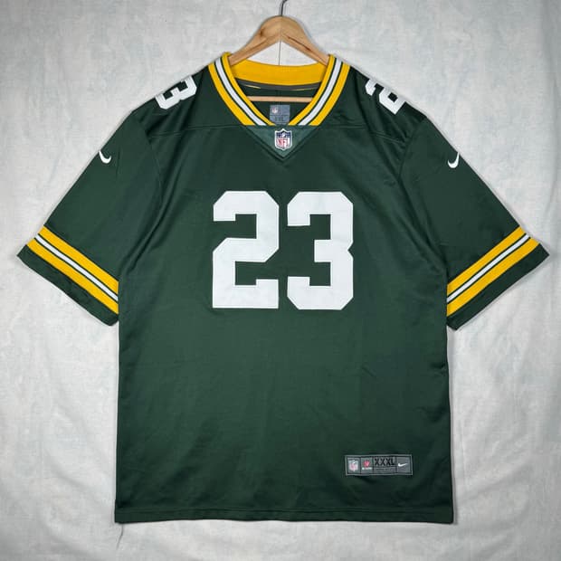 나이키 NFL 럭비 그린베이 패커스 자이르 알렉산더 #23 져지